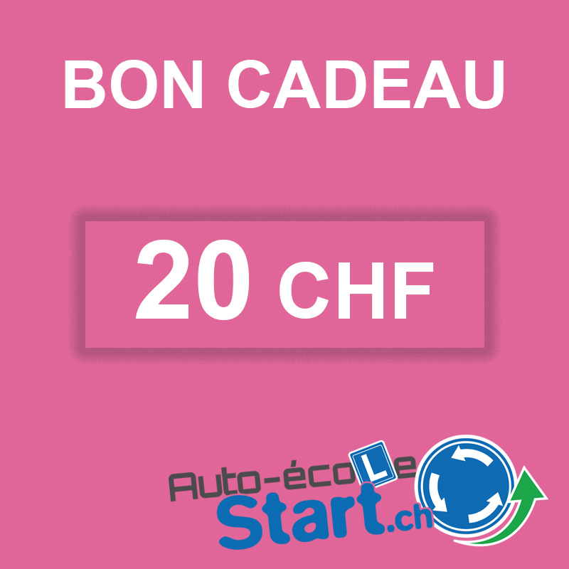 Bon cadeau - Valeur 20 CHF