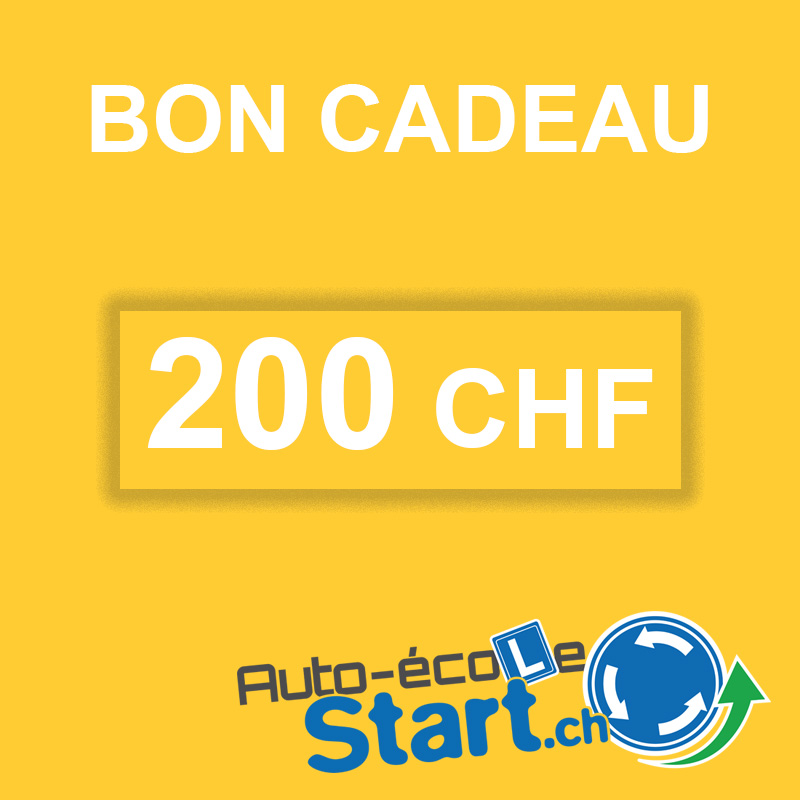 Bon cadeau - Valeur 200 CHF