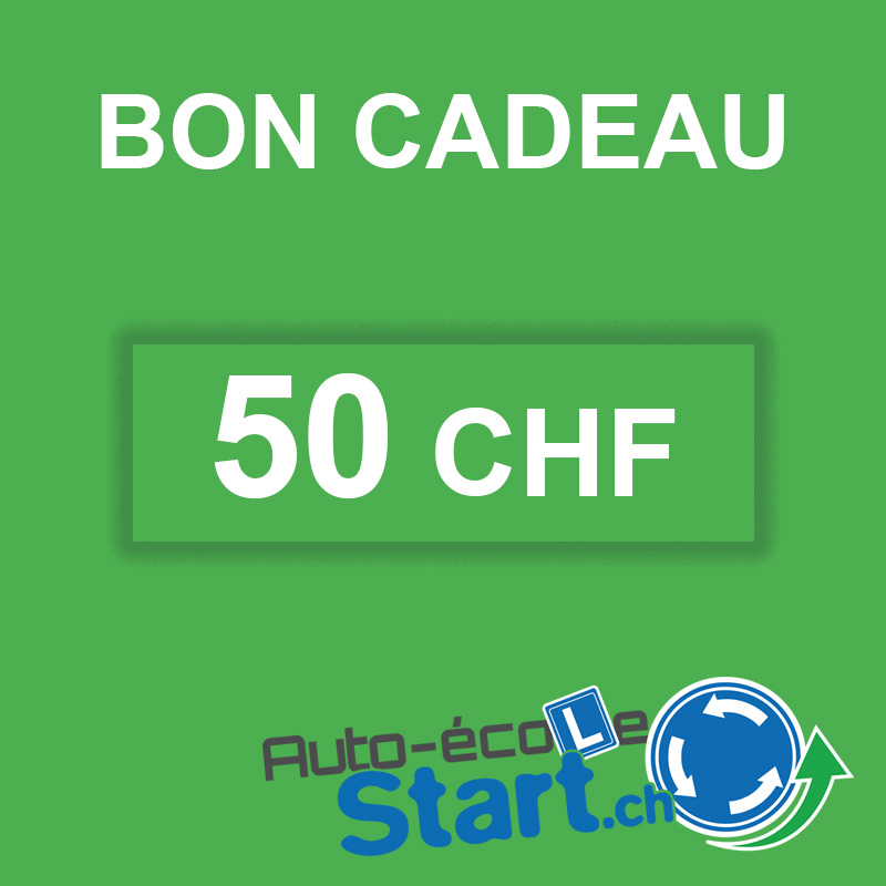 Bon cadeau - Valeur 50 CHF