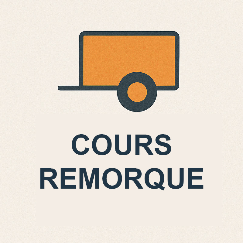 Cours remorque 1h