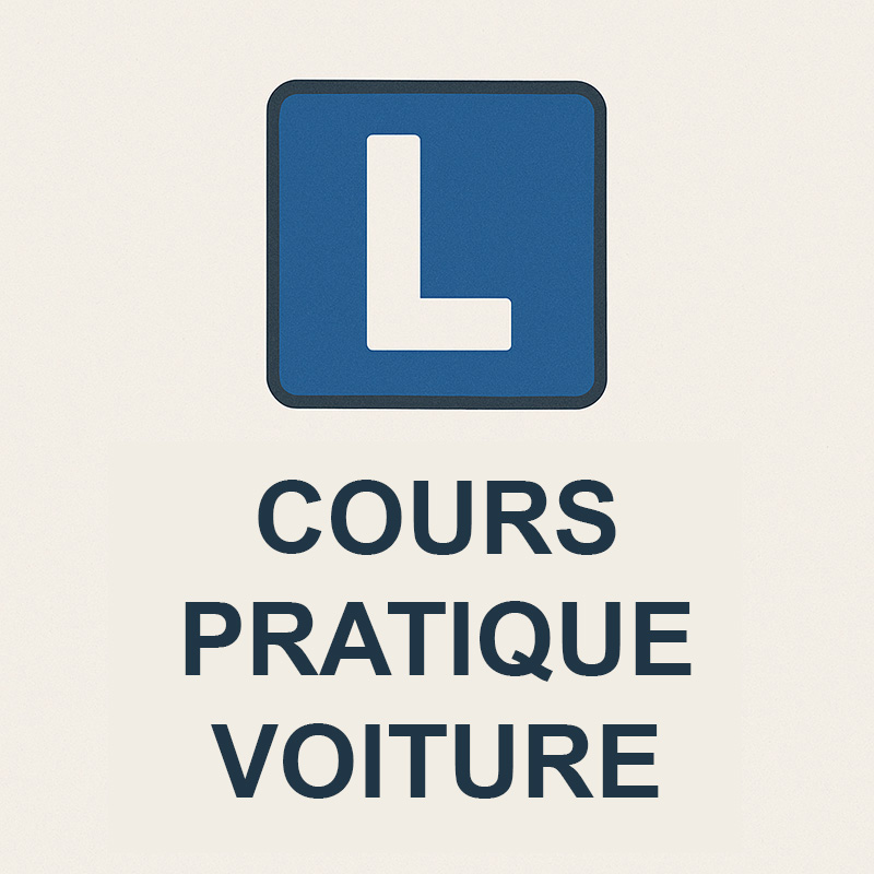 Cours pratique voiture 1h